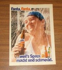 Seltene Werbung FANTA -  Weil's Spass macht und schmeckt #2 1982
