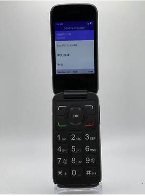 Alcatel Go Flip 3 Cell Phone 4052Z 4GB Black MetroPCS T-MOBILE UNLOCKED  Nice