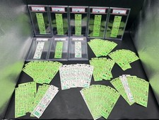 1982 Milwaukee Bucks Basketball Playoff FULL Ticket Lot of 88 with 8 PSA Graded