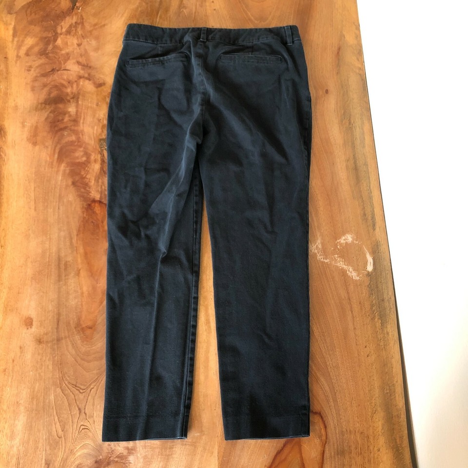 Old Navy Pixie Women's Pants MidRise Black Size 10 Cotton/Spandex