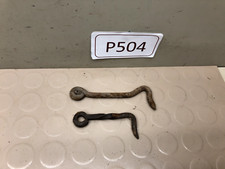 Antique Vintage Rustic Rusty Gate Barn Door Hooks Latch Twisted Iron