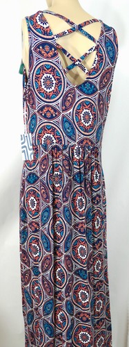 Weich und dehnbar Neu mit Etikett Market Fichte ärmellos Boho Maxi Stich Fix Kleid 1X - Bild 2 von 5