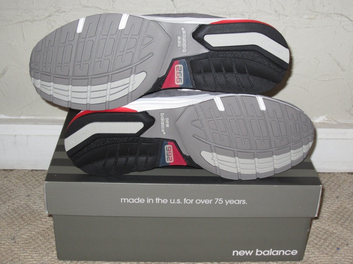 New Balance M992AG 992 Grey Blue Red White Men's Size 10 NEW New Balance M992AG 992 Grey Blue Red White Men's Size 10 NEW