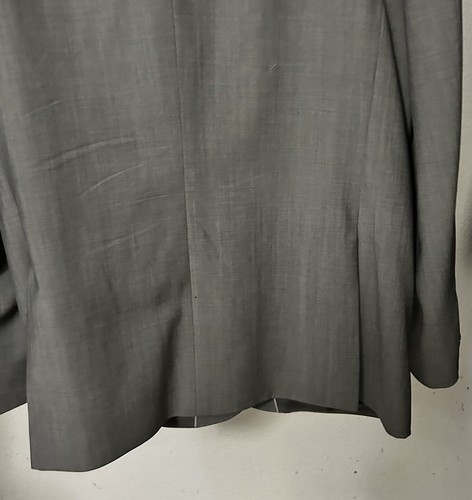 H&M Blazer Men's Size 42R Grey Marzotto Fabric Sport Coat 2 Button Suit Jacket - Picture 4 of 10