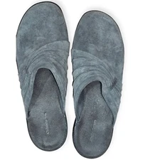 Women's Croft & Barrow 2" Heel Gray Slide On Clog Heel 8.5