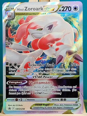 POKEMON - Black Star Promo - Hisui-Zoroark VSTAR - SWSH298 - deutsch