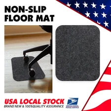 Gray39"x71" Desk Chair Floor Mat Protector For Office Home Carpet Anti-slip NEW