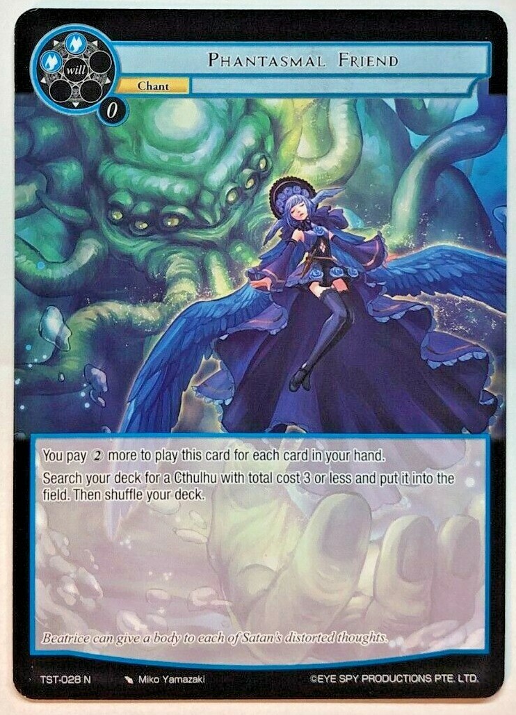 Force of Will The Seventh Phantasmal Friend TST-028 NM/M | eBay
