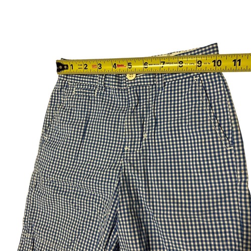 Polo Ralph Lauren Gingham Shorts Boys Blue White Cotton 6" Size 4 / 4T - Picture 9 of 12