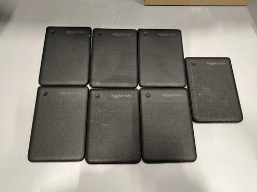 Lot of 7 Kobo Clara HD N365 - For Parts, Screen Defects