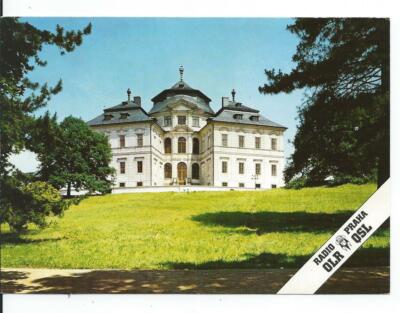 QSL Radio Prague Czechoslovakia CSSR Praha 1991 Cidlinou Castle DX
