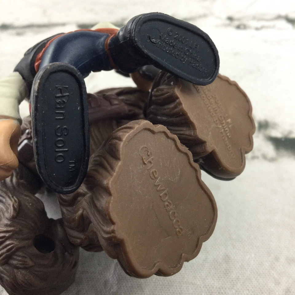 Playskool Star Wars Figures From Death Star Escape Set Darth Vader C3PO Hans - Image 4 of 4