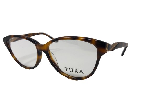 Tura R906 Womens Semi Rimless Eyeglass Frame RGD Rose Gold 