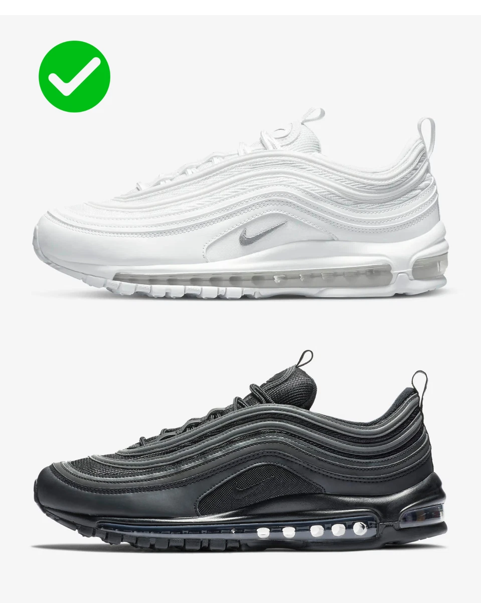 Nike air clearance max bianche nere