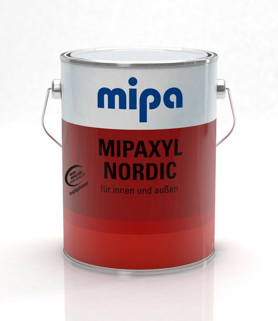 5l Mipa Holzfarbe Aussen Innen Lasur Mipaxyl Nordic Hellgrau Blau Schwedenrot Ebay