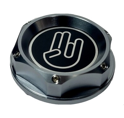 GUNMETAL ENGINE OIL FILLER CAP SHOCKER HAND FOR LEXUS ALTEZZA TRD JDM 