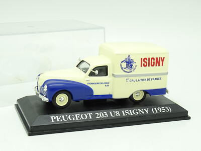 Modèle Réduit Peugeot 203 Fourgonnette Isigny - Échelle 1/43 - Altaya - Beige - Occasion