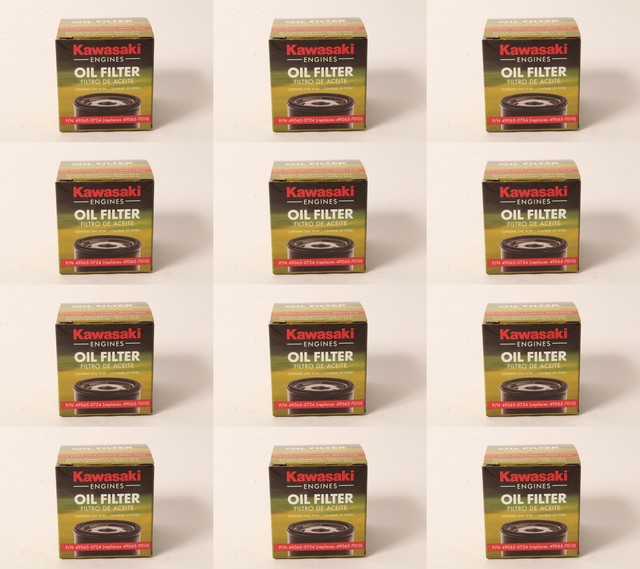 12PK Genuine Kawasaki 49065-0724 Oil Filter Fits 49065-7010 OEM 12PK Genuine Kawasaki 49065-0724 Oil Filter Fits 49065-7010 OEM