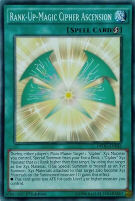 DPDG-DE042 RANG-UP-MAGIC CIPHER ASCENSION COMMON 1.AUFLAGE YuGiOh KARTE