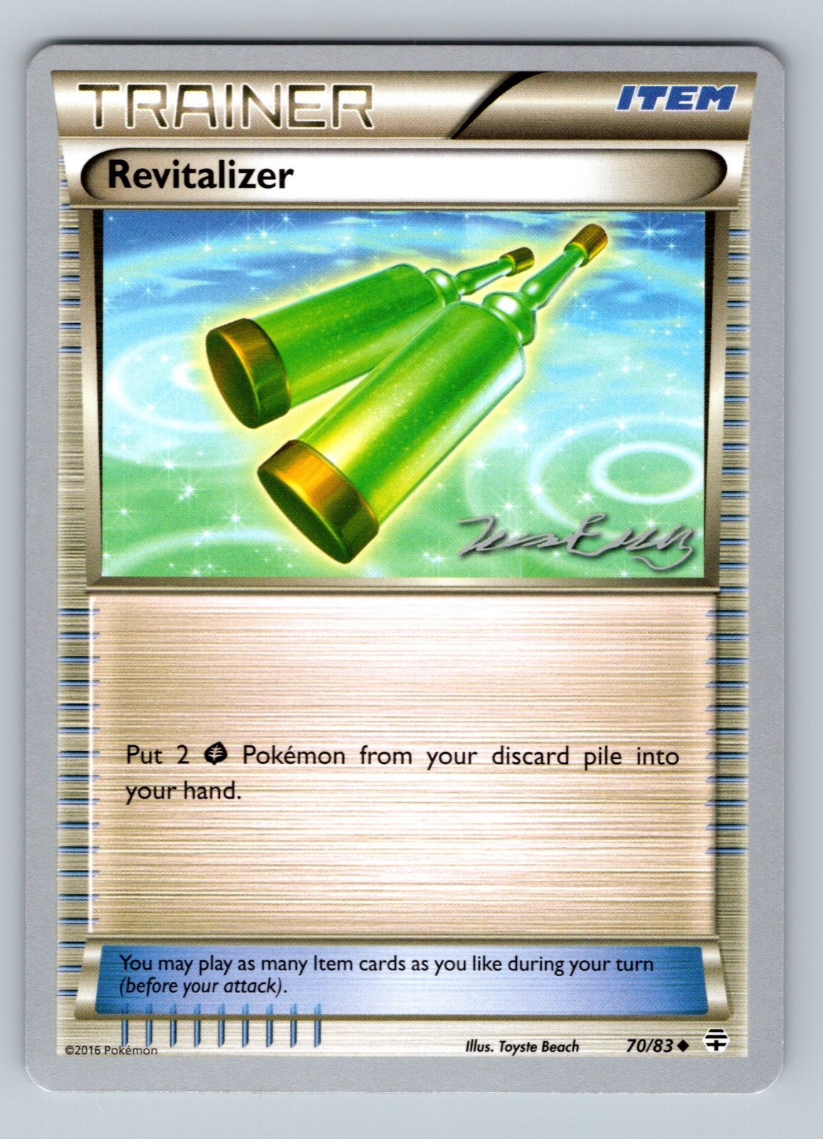 Pokemon Card - Revitalizer 70/83 - Generations - World Championships 2016