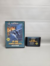 SEGA Genesis F-15 Strike Eagle II Flight Sim MicroProse 1993 Box Tested