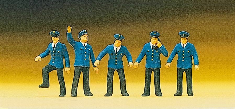 DB Signal Box Workers (5) Exclusive HO/OO Figure Set Preiser 10012