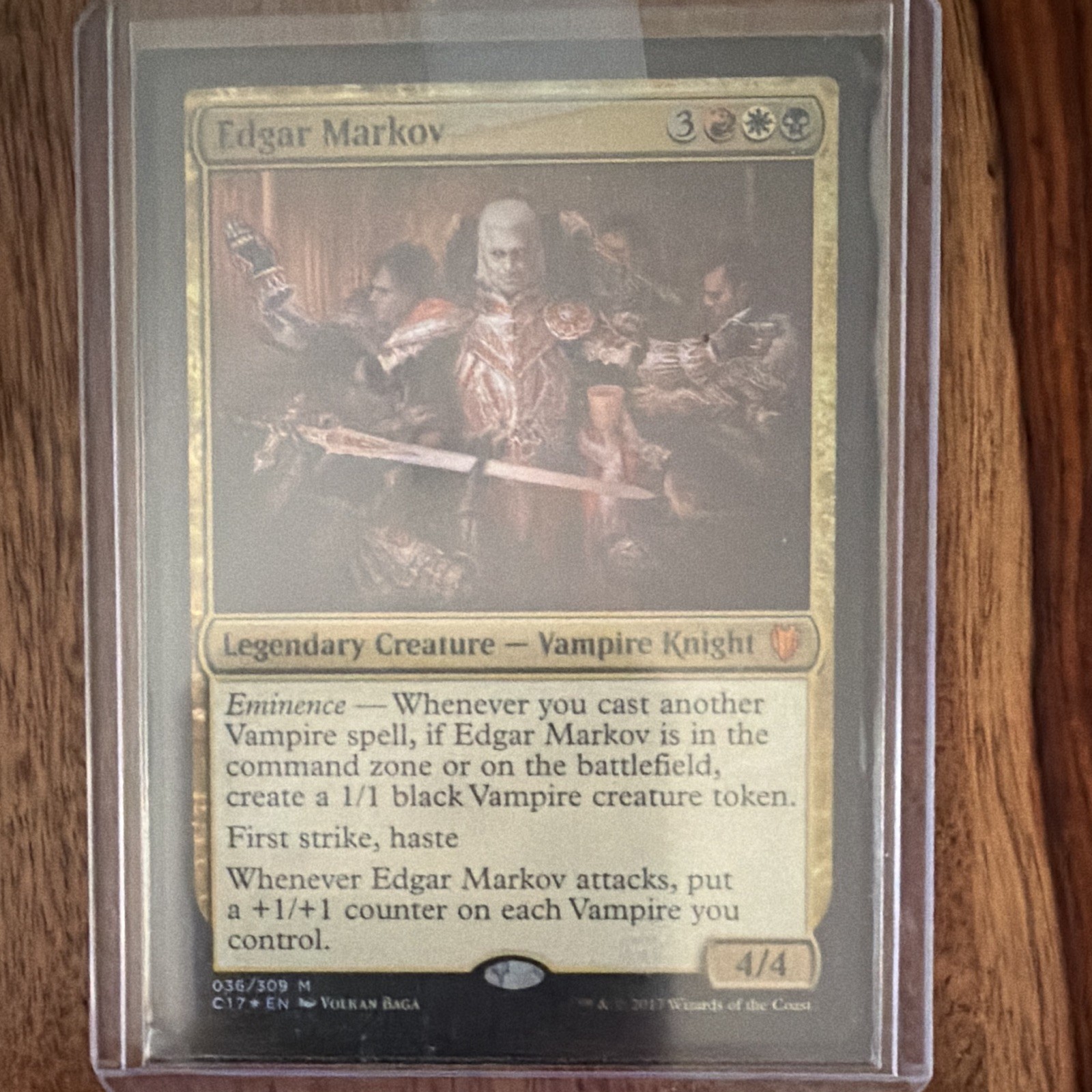 Edgar Markov Commander 2017 036/309 Foil Magic The Gathering