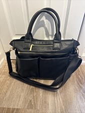 The Honest Company Everything Diaper Bag Black With Rose Gold Luxury