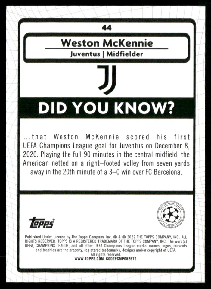 2022 MERLIN UEFA CHAMPIONS LEAGUE YOUSSOUFA MOUKOKO BORUSSIA DORTMUND #44 - Image 2 of 2