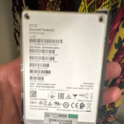 HPE Hewlett Packard Enterprise 3.2TB 2.5in SAS Internal SSD Black