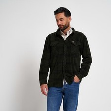 Jack Pyke Polar Fleece Shirt Green Check Men's Country Hunting Shooting
