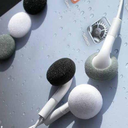 Black Foam Earphone Ear Pads 10 Pairs for Comfortable Music Listening - Picture 8 of 12