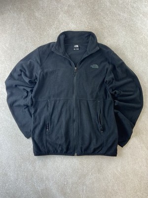 The North Face Herren TKA Glacier Full-Zip Fleecejacke - Schwarz - Größe S