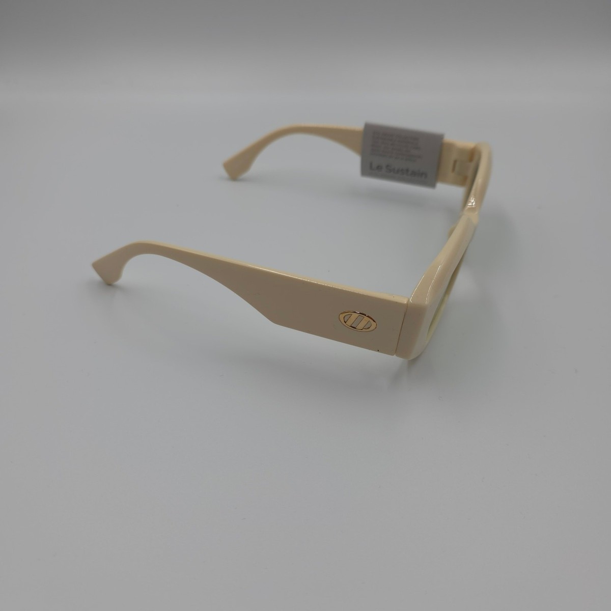 Le Specs Slaptrash Sunglasses in Ivory | eBay