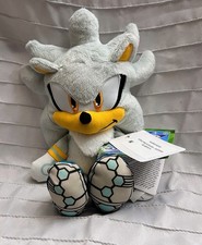 Sonic The Hedgehog- 35th Anniversary Wave 14 9" SILVER Plush by Jakks Pacific