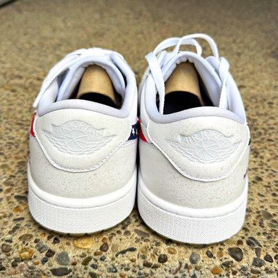 Ryder Cup 2025 AWS Jordan Air Jordan 1 Golf Low White/Red/Blue Custom White Gum