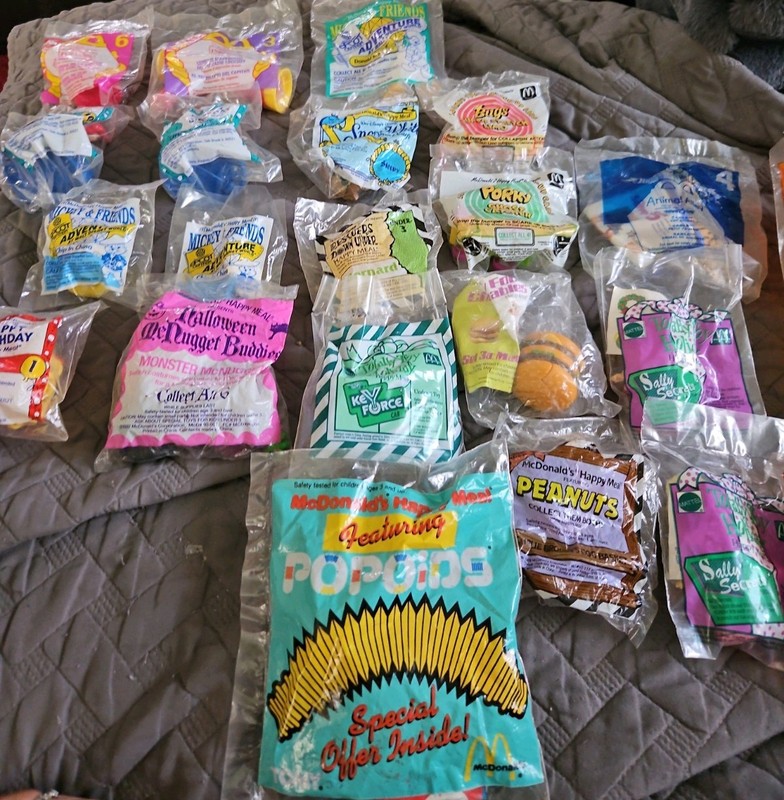 Mcdonalds Vintage Happy Meal Toys Lot Of 22 Sealed