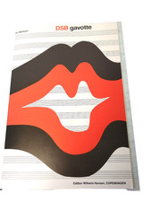 DSB gavotte for piano by Niel Viggo Bentzon 1984