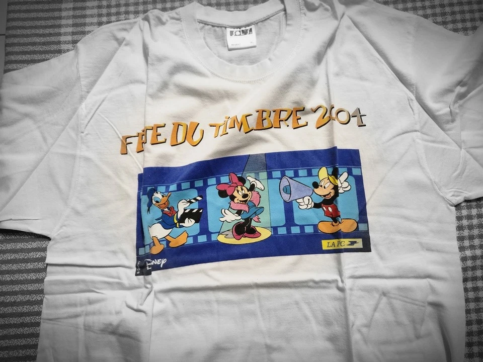 Tee shirt Fête du Timbre Disney 2004 Taille XL Neuf - Photo 1/1
