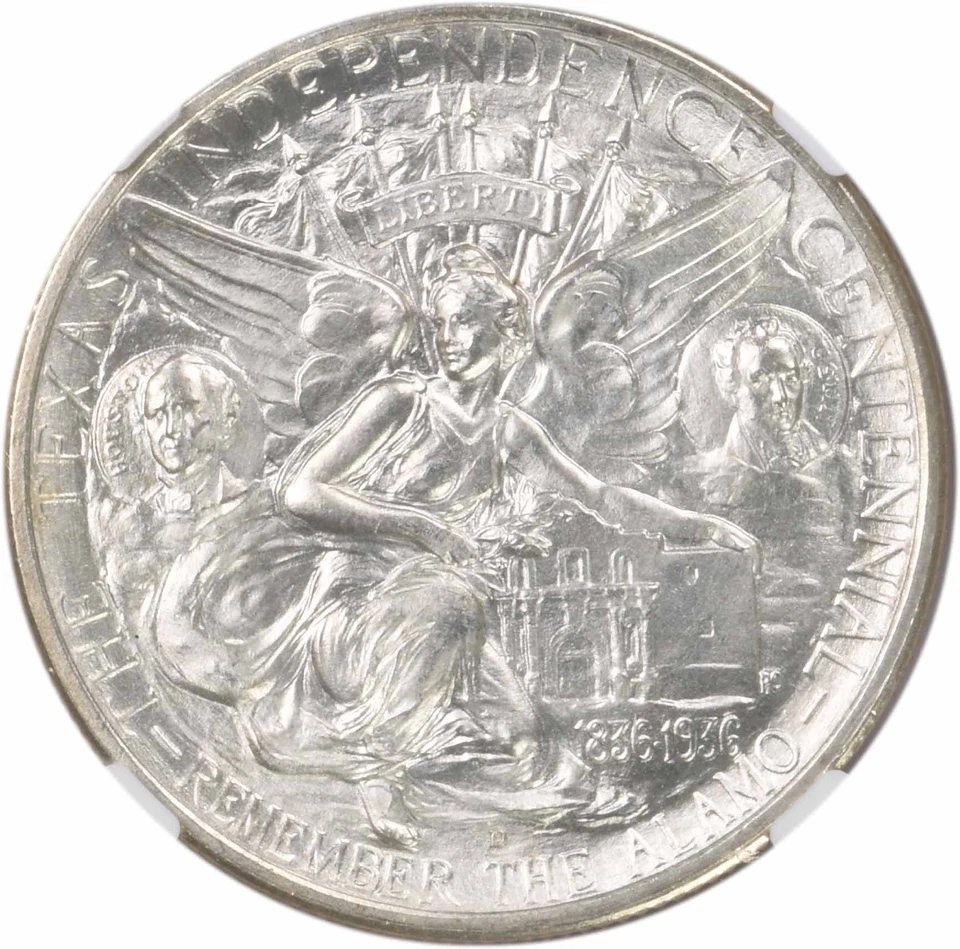 Texas Commemorative Silver Half Dollar 1937-D MS67 NGC - Image 4 of 4