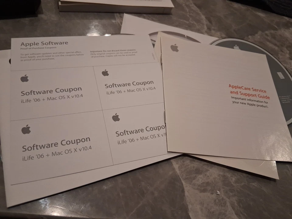 Original MacBook Pro Mac OS X 10.4.5 Install 2 Discs 2006 2Z691-5798-A & 5607-A - Image 3 of 4