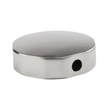 Brass Bathtub Rotating Knob 74mm with Brushed Finish for Water Flow Control