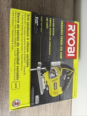 Ryobi Variable Speed Jig Saw JS481LG 4.8 Motor Includes 1 T-Shank Blade