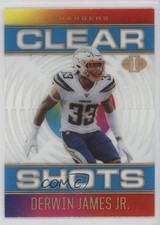2021 Panini Illusions Clear Shots Light Blue 42/299 Derwin James Jr #CS-6 0q3
