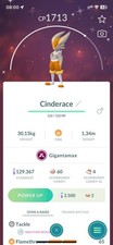 Pok mon G0 - shiny Cinderace Gigamax - only PTC