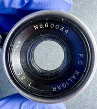F. C Kaligar 80mm 3.5 lens vintage