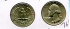 1941 D WASHINGTON SILVER QUARTER AU BU 7645T