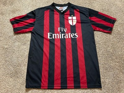 3R SPORT Official AC Milan Jersey Adult M Home Serie A Italy Keisuke Honda #10