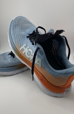 Hoka One One Shoes Mach 5 Mens 8.5D Blue Running Mountain Spring 1127893 MSPBL
