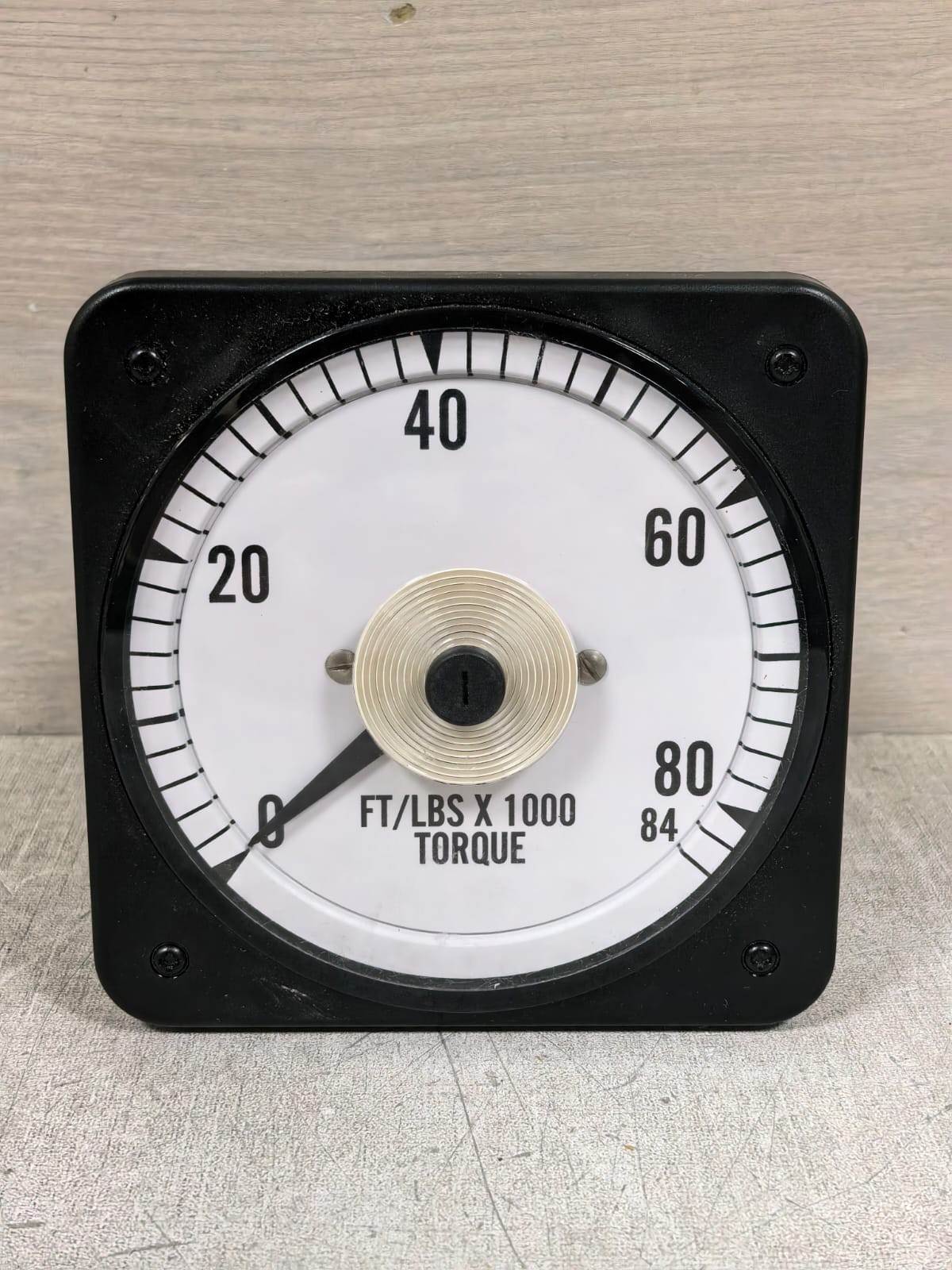 CROMPTON 713-957-8586 CROMPTON 713-957-8586 ANALOG FT/LBS X 1000 TORQUE SWITCHBOARD METER 2